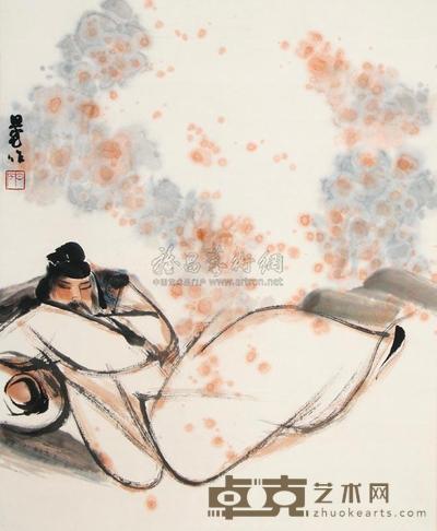 刘旦宅 人物 镜心 69×56cm