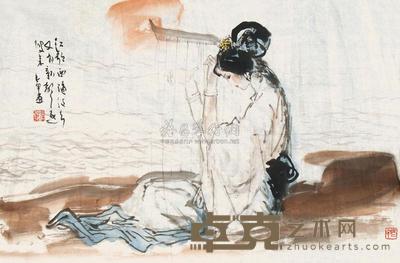 贾浩义 江歌新声 镜心 45×67cm