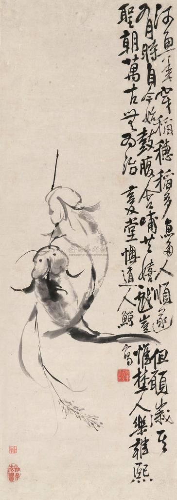李鱓 有馀图 立轴