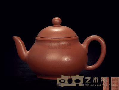 王寅春 朱泥壶 13.2×7.9×8.9cm