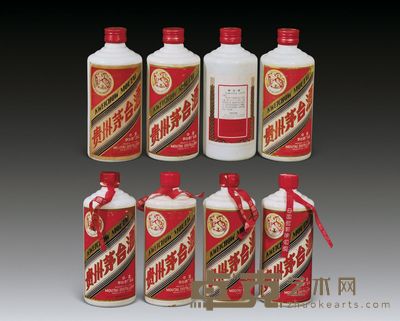20世纪80年代初产飞天牌茅台酒一组 