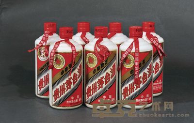 1995-1996年产五星牌、飞天牌茅台酒一组 