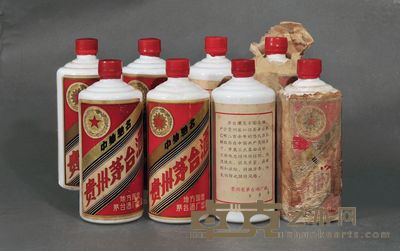 1979-1982年产五星牌“三大革命”茅台酒一组 