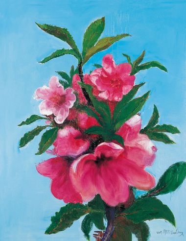 周春芽 2009年作 花枝俏