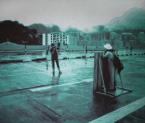 颜磊 2003年作 香港启德机场