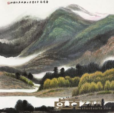 许钦松 春消息 立轴 67×67cm