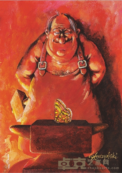 波兰 — 斯拉沃米尔·鲁兹尼斯基（b.1953） 赏心悦目 29.7×21cm