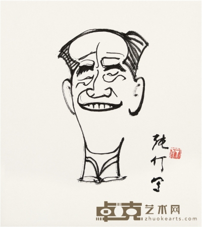 张 仃（1917-2010） 无题 24×27cm