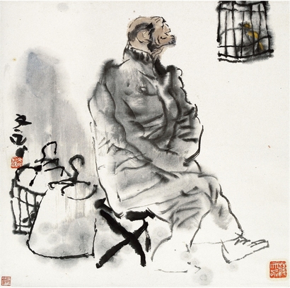 蒋文兵（b.1936） 晚年