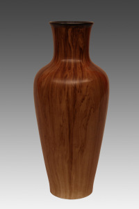 清 木纹釉瓶