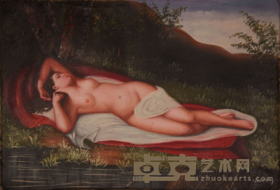 《人体》油画 93×62cm