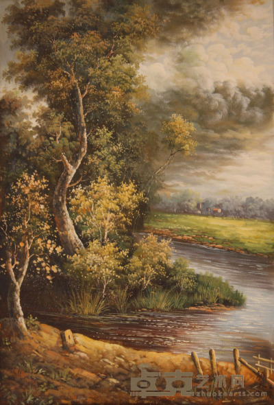 《风景》油画 92×62cm