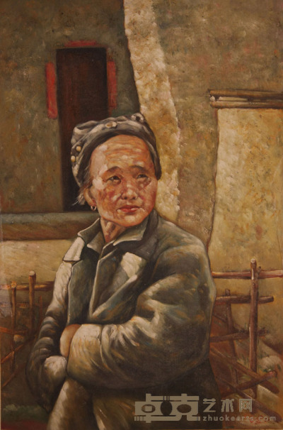 《母亲》油画 91×61cm