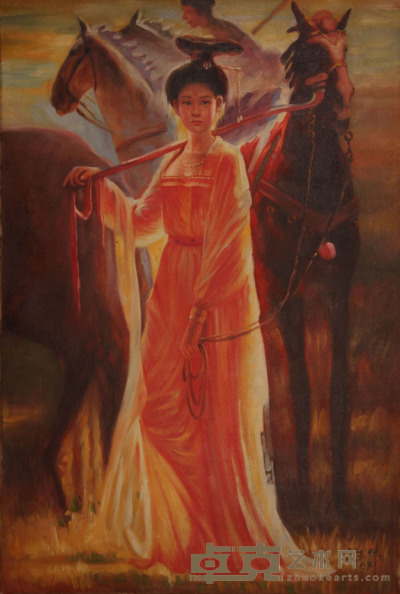 《人物》油画 93×62cm