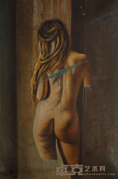 《人体》 油画 93×62cm