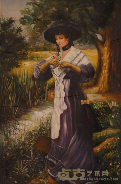 《贵妇人》油画 91×61cm