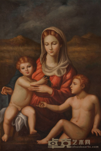 凡瑟那《圣母》油画 91×61cm
