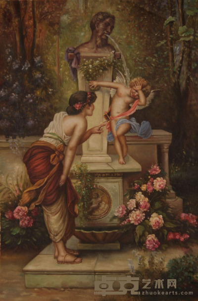 《天使》油画 93×62cm