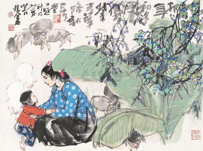 史国良 母子图 镜片