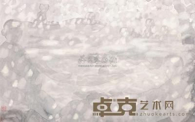 田黎明 泳 镜片 69×108cm