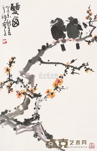 孙其峰 2003年作 双栖 镜片 67×44cm