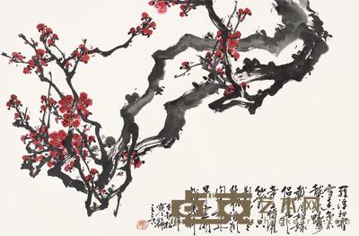 于希宁 罗浮初霁雪 镜片 45×69cm