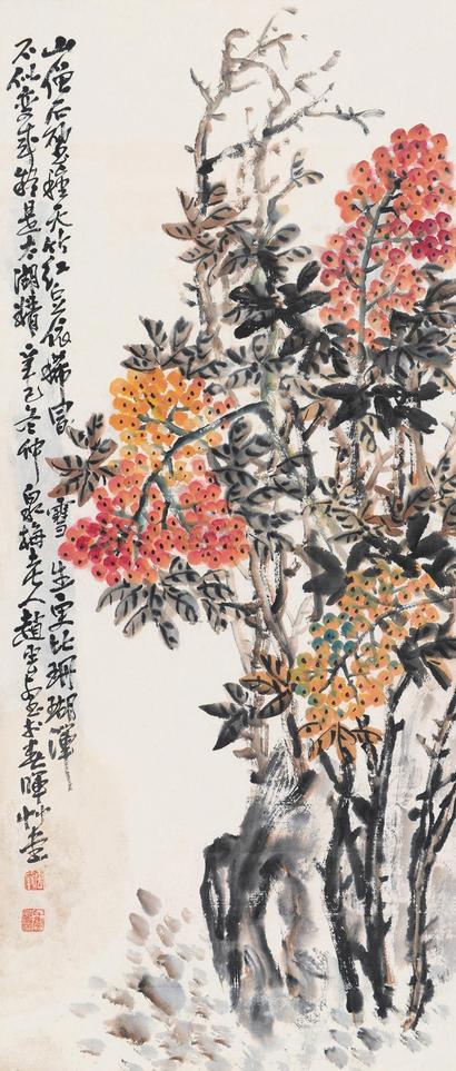 赵云壑 花卉 立轴