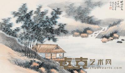 尤小云 山水 立轴 28×48cm