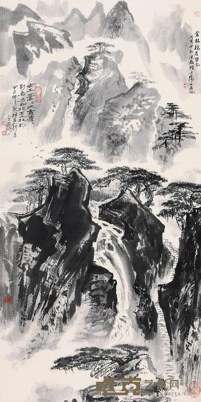 金光瑜 山水 立轴 103×52cm