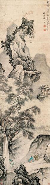谢时臣 山水 立轴
