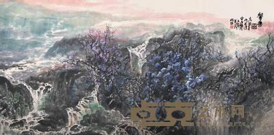 宋雨桂 壬戌(1982)年作 馨香图 镜片 121×246cm