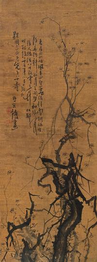 野蚕 乾隆二十五（1760）年作 暗香 立轴