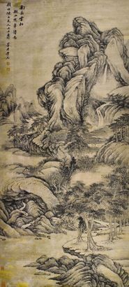 吴历 山水 立轴