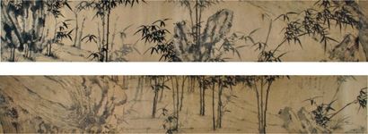 高凤翰 竹石 手卷