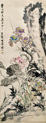 郭味蕖 花卉 立轴