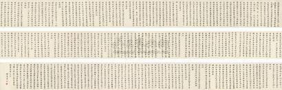 徐良 乾隆戊寅（1758）年作 楷书 手卷