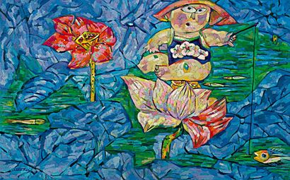 邵飞 2008年作 荷风