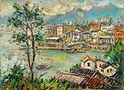 林达川 80年代作 富春江