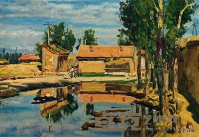 杨飞云 2006年作 风景 35×52cm