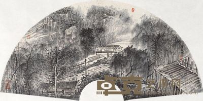 方向军 2010年作 张家界写生 镜心 28×72cm