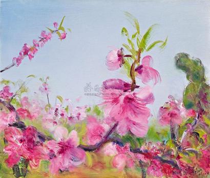 周春芽 2006年作 桃花