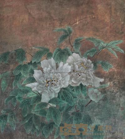 江宏伟 芍药 镜心 69.5×62cm