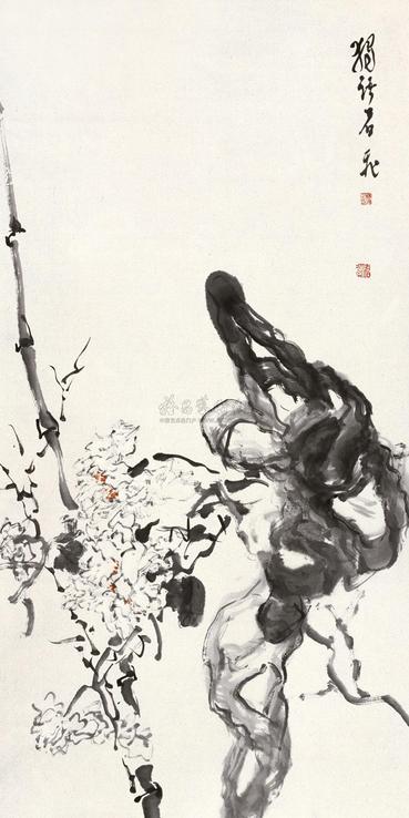 林飞 牡丹 镜心