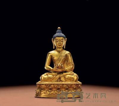 15世纪 阿弥陀佛 高15.7cm