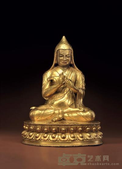 15世纪 上师 高25cm