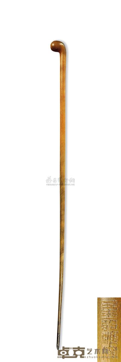 清 犀角拐杖 长86cm