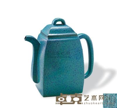 清中期 炉均釉宜兴茶壶 高20.5cm