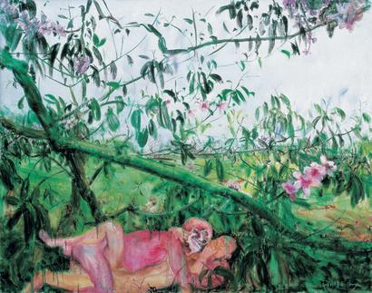 周春芽 2008年作 幸福一号
