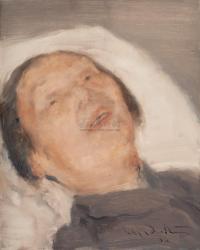 何多苓 2002年作 六位女性肖像之一
