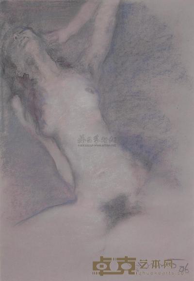 何多苓 2006年作 女人体 49×34cm